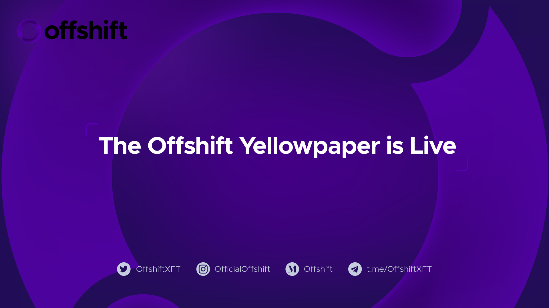 The Offshift Yellowpaper is Live