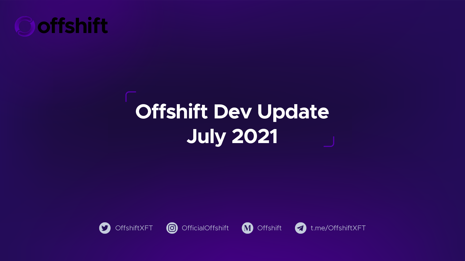 Offshift Dev Update, July 2021: Progress in Smart Contracts and the Offshift Client App