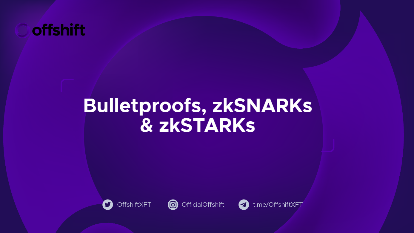 Bulletproofs, zkSNARKs, and zkSTARKs Walk into a Blockchain